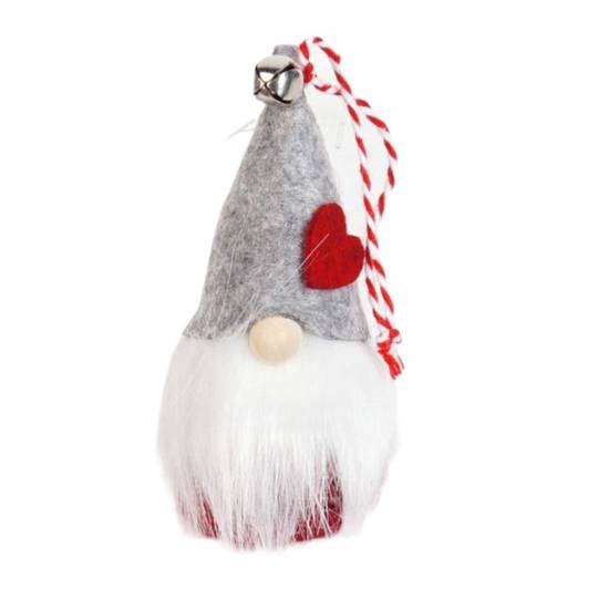 Alpine Santa, Grey Hat, White Beard 6cm *ETA Nov